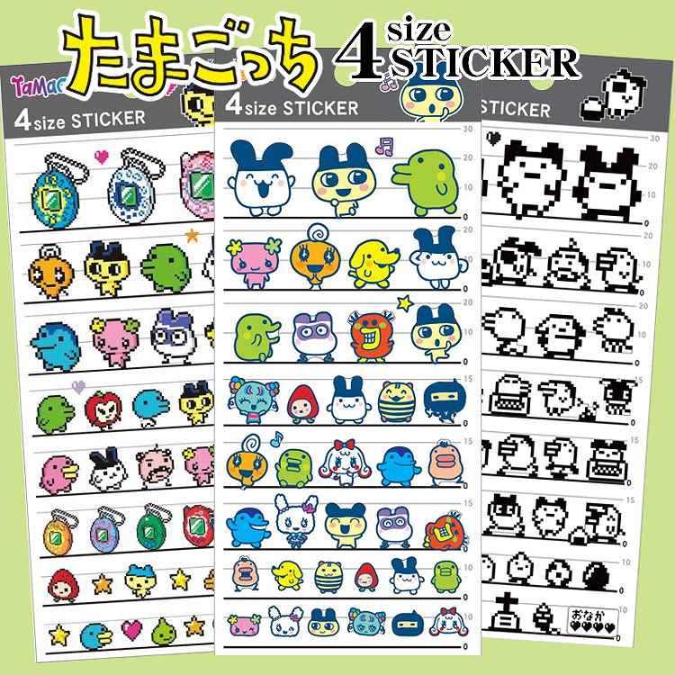 たまごっち 4size STICKER ステッカー シール【お1人様1点限り】のサムネイル