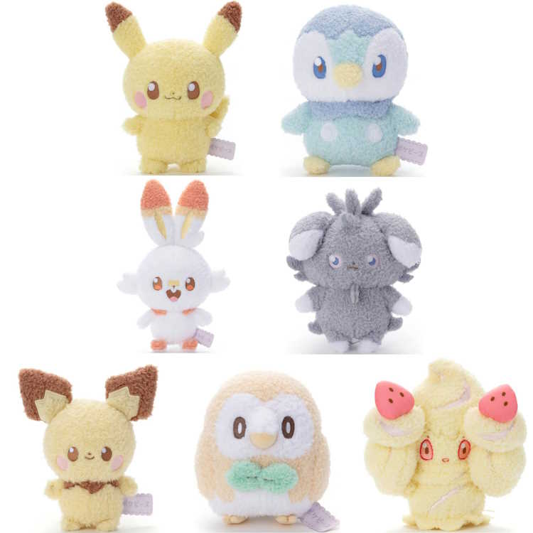 ポケットモンスター ぬいぐるみ ピカチュウ ポッチャマ ヒバニー ニャスパー グッズ ポケピース Sサイズ クリスマス プレゼント