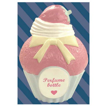 フードモチーフ グッズ パフュームボトルケーキぷにぷにマスコット Sweetな香り付き ボールチェーン付 ピンク cafedeNエレガンス 626165