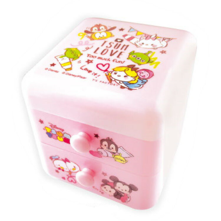 ディズニーツムツムグッズ 2段チェスト ラブラブ ハピネスタイム 107100