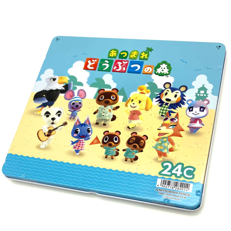 あつまれどうぶつの森グッズ K88024CDMS2 色鉛筆24色 新学期・新入学