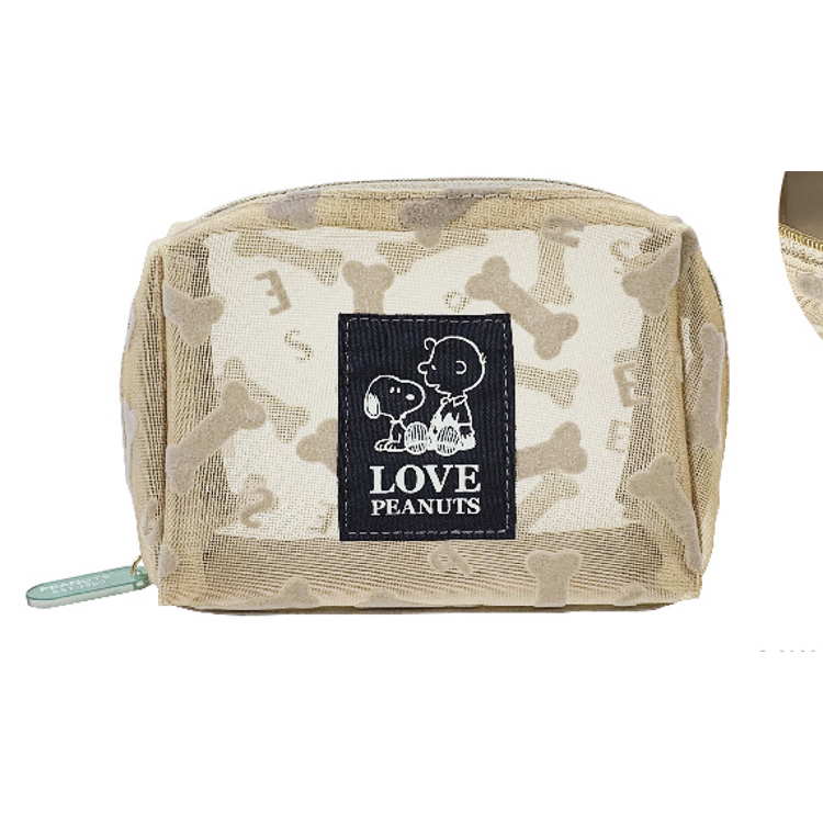 スヌーピー ラウンドポーチ BORN TO LOVE 068421