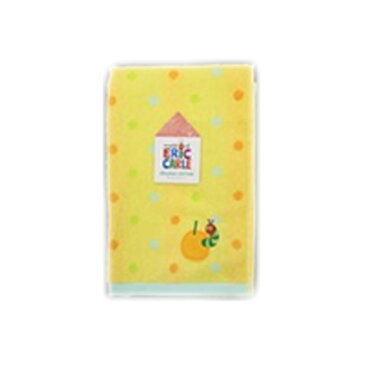 はらぺこあおむし オーガニック キャンディドット ウォッシュタオル ハンドタオル YE 持ち歩き 手洗い ハンカチ プレゼント 040965