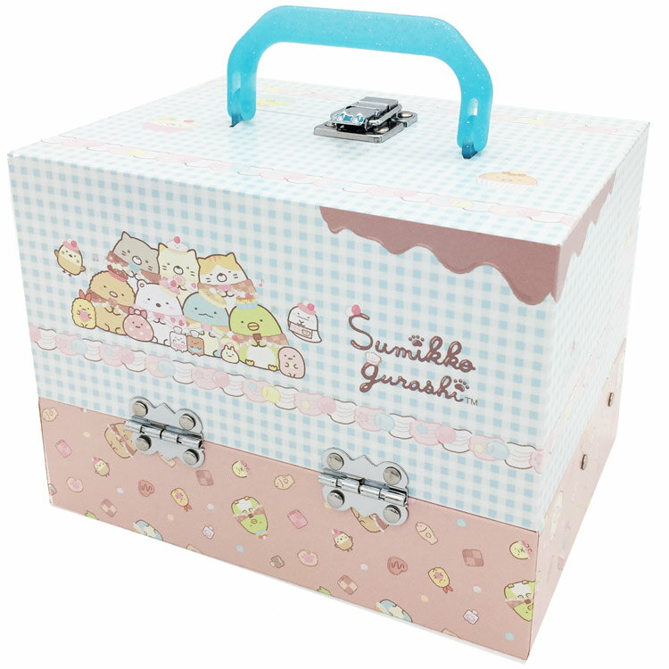 すみっコぐらし バニティメイクボックス ブルー 112853 キッズコスメ おしゃれ 女の子 すみっこ プレゼントのサムネイル