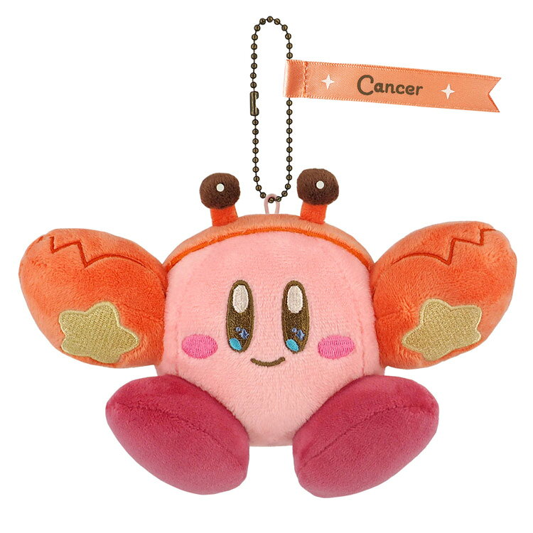 별의 커비 EA-HC04 마스코트 커비 게임 캐릭터 볼 체인 귀여운 별자리 게자리 KIRBY 별자리 컬렉션