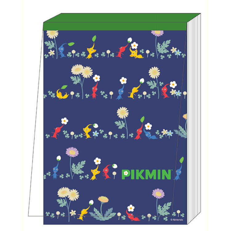 ピクミン メモA6 B PIKMIN ゲーム お花 あおピクミン きピクミン あかピクミン ステーショナリー 705491