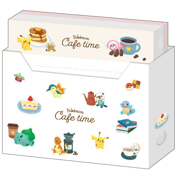 ポケットモンスター ファイルBOXメモ CAFE TIME 整列 CUTE MODEL ポケモン 文具 小物入れ POKEMON 017671