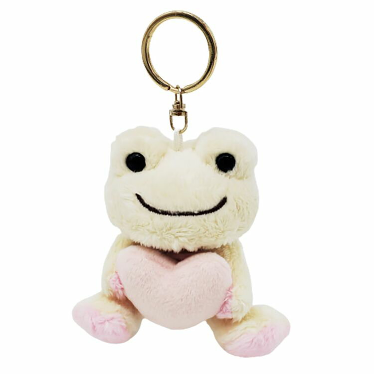 Frog - ピクルス グッズ マスコット スイートカラー WH ホワイト 178107 ぬいぐるみ ハート ギフト プレゼント