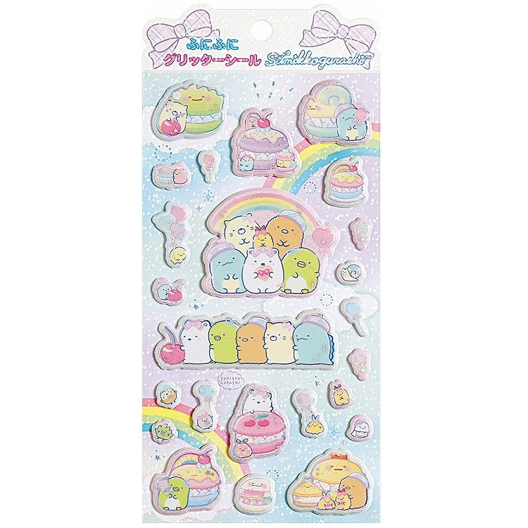 すみっコぐらし ふにふにグリッターシール SE56006のサムネイル