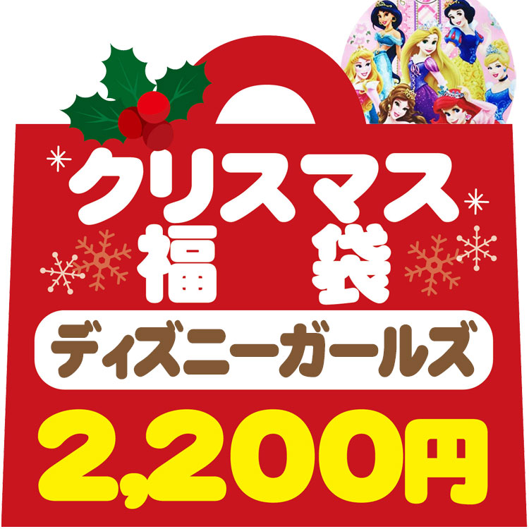 福袋8010ディズニーガールズクリスマス袋【ラッピング不可】