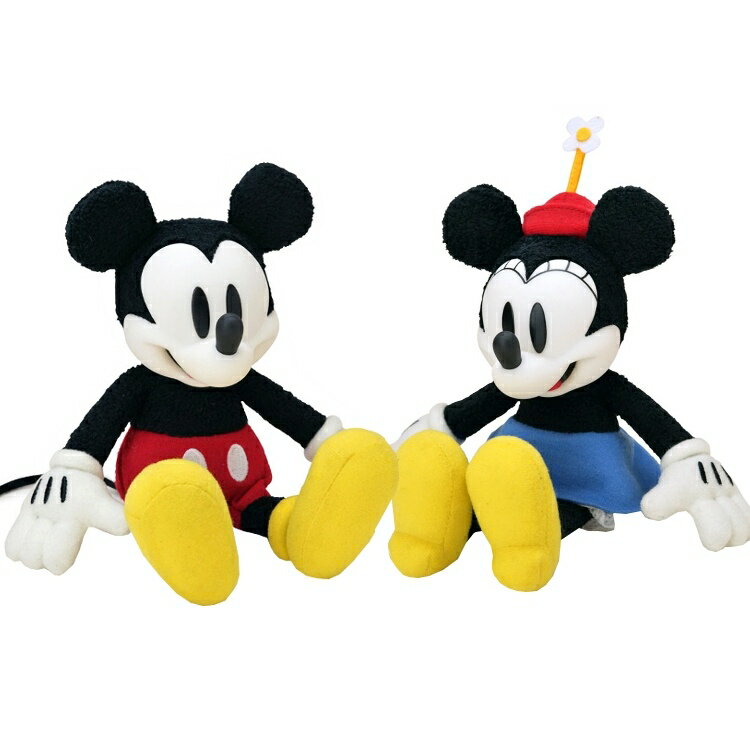 4027 福袋 ディズニー ミッキー＆ミニー　ぬいぐるみ Doll Collection Mickey＆Minine 2点セット 【ラッピング不可】