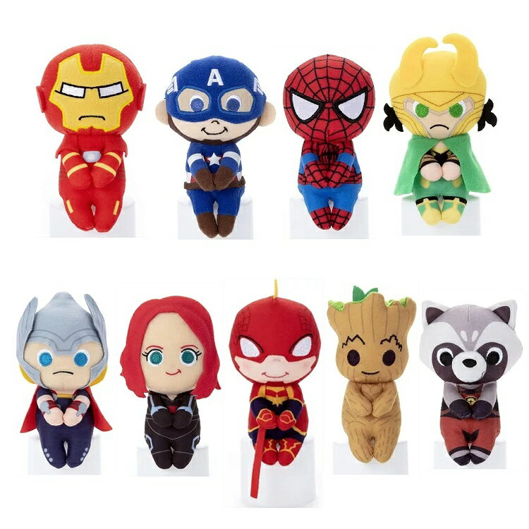 4540福袋 マーベル ちょっこりさん MARVEL 9点セット アイアンマン キャプテンアメリカ マイティ・ソー スパイダーマン ロキ ブラック・ウィンドウ キャプテン・マーベル ベビー・グルート ロケット【ラッピング不可】
