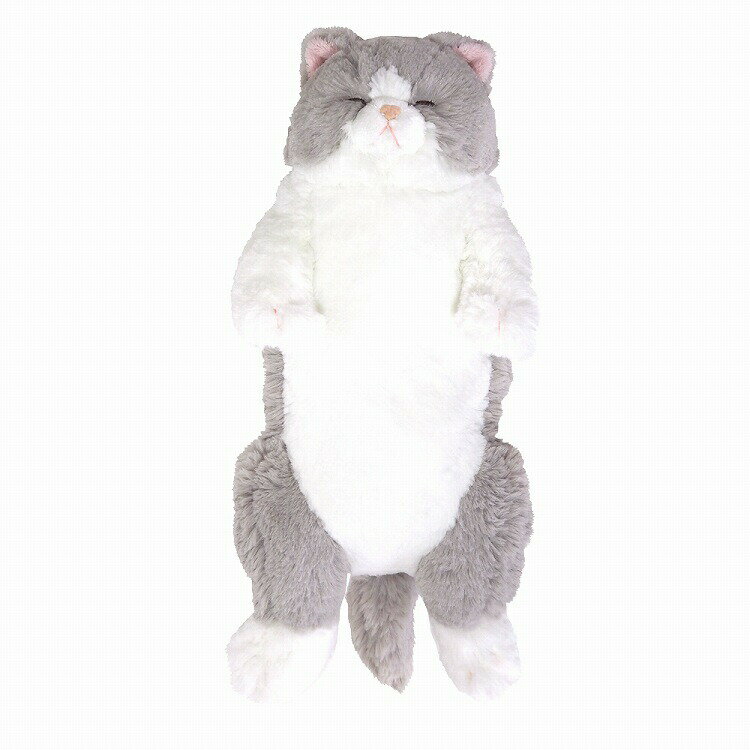 Cat - ひざねこ ぬいぐるみ すやすや グレー 046461