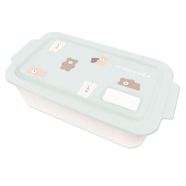 ほっこりモコモカ 抗菌ストックランチBOX 500ml ミックス 797264 弁当箱 ランチケース 保存容器 くま ..