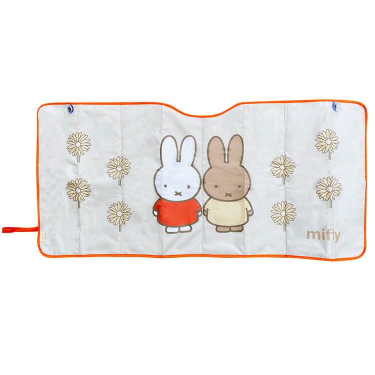 ミッフィー パタパタサンシェード3 ミッフィー&メラニー 712928 カー用品 車 フロントガラス 窓 日よけ 日除け