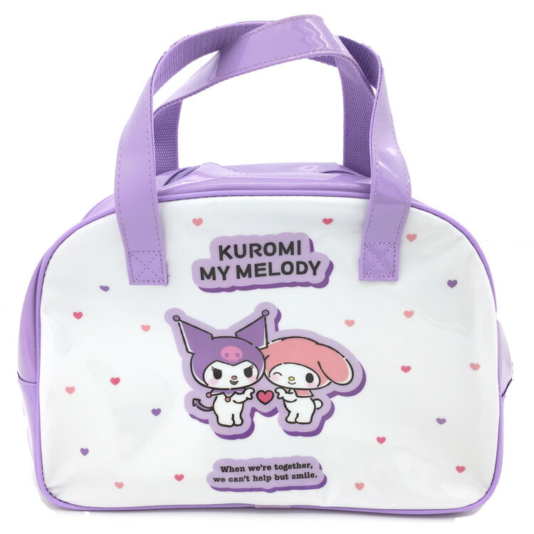 マイメロディ＆クロミ BMM-2580 ボストンバッグ パープル プールバッグ 女の子 小学生 サマーアイテム ..