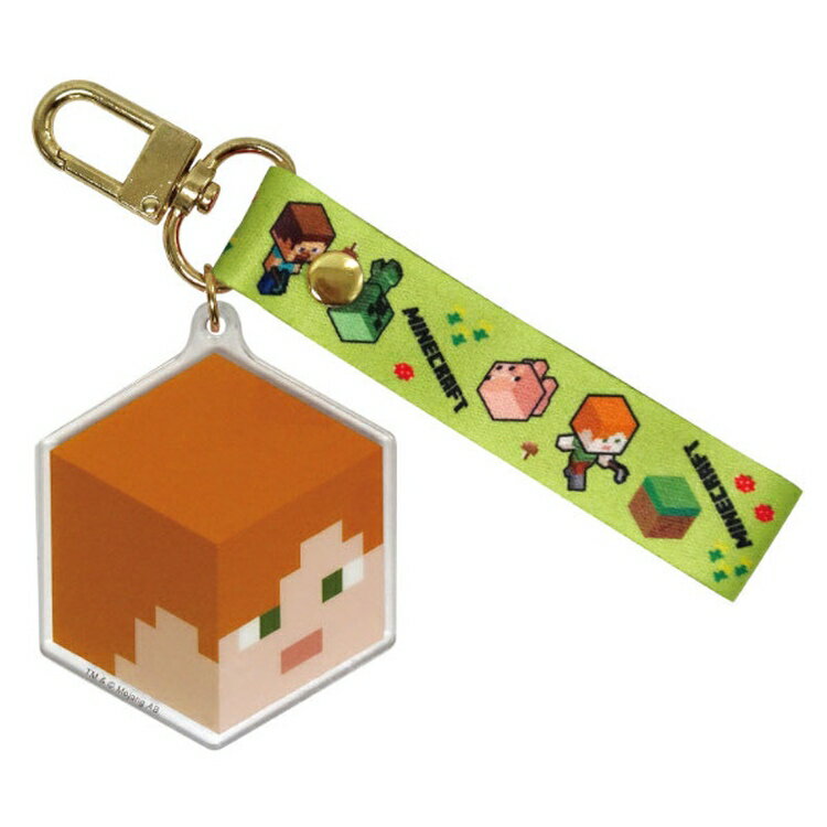 Minecraft マインクラフト アクリルキーチェーン アレックス マイクラ ゲ...