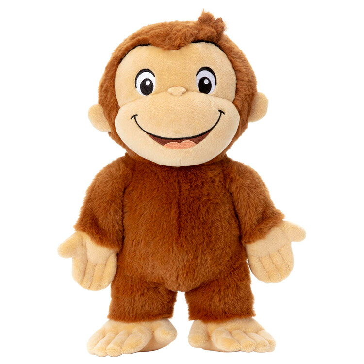 おさるのジョージ ギミックぬいぐるみ ぴょこりん 人形 マスコット 電池のいらない 動く おさるのじょーじ CuriouS George