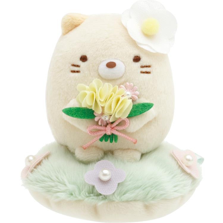 【2023年4月下旬商品】キャラクター 雑草 妖精 かわいいすみっコぐらし フラワーぬいぐるみ ねこ ざっそうとようせいのお花畑 すみっコぐらしコレクション 【お1人様3点限り】