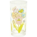 すみっコぐらし グラス TB65601 ざっそうとようせいのお花畑 ガラス コップ 340ml チューリップ【ラッピング不可】