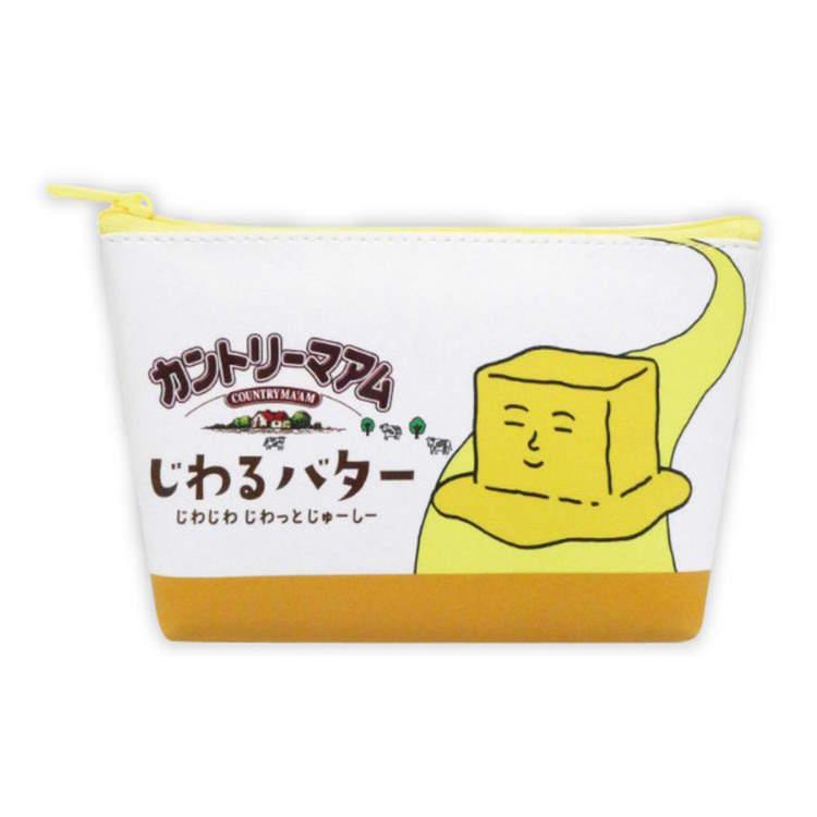 カントリーマアムじわるバター 船型ポーチ ポーチ ケース コスメポーチ 小物入れ お菓子シリーズ 557461のサムネイル