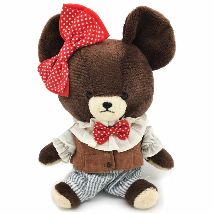 Bears School - くまのがっこう ぬいぐるみ ジャッキーベーシック おしゃれピエロ 人形 マスコット