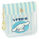 シナモロール スクエアミニポーチ 072401 ファンシーレトロ SANRIO サンリオ チェーン ナスカン付(4)
