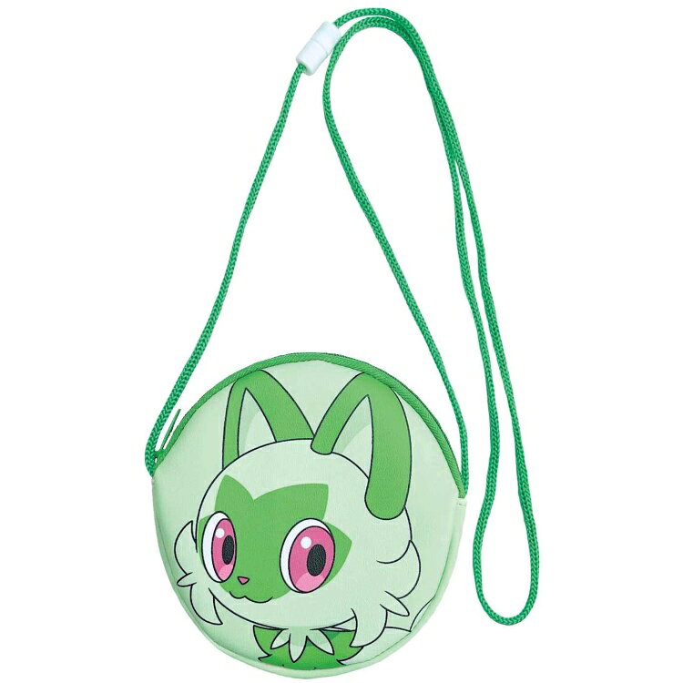 【最大500円OFFクーポンあり!】ポケットモンスター PUネックポーチ ニャオハ ポケモン 合皮 ポリウレタン ポシェット 172375のサムネイル