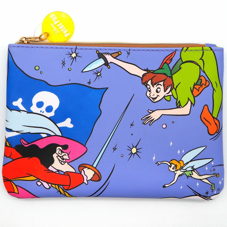 ピーターパン フラットポーチ 728193 レトロアートコレクション1990 ディズニー Disney 復刻アート 第4弾