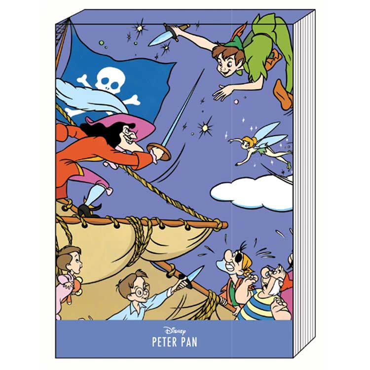 ピーターパン メモA6 727943 レトロアートコレクション1990 ディズニー Disney 復刻アート 第4弾のサムネイル