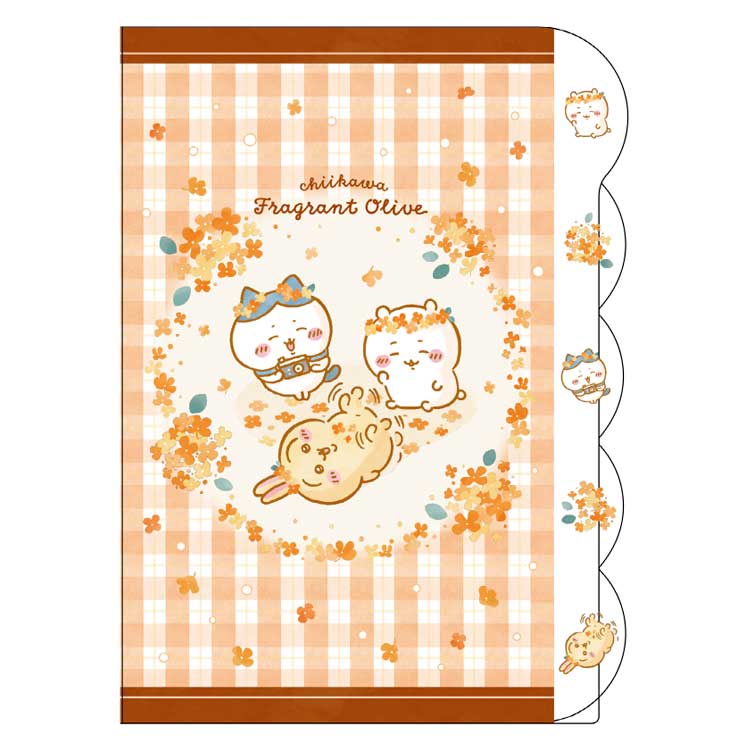치이카와 다이컷 클리어 파일 5P 체크 ​​729701 향수 올리브 제8탄 Fragrant Olive 어쩐지 작고 귀여운 녀석
