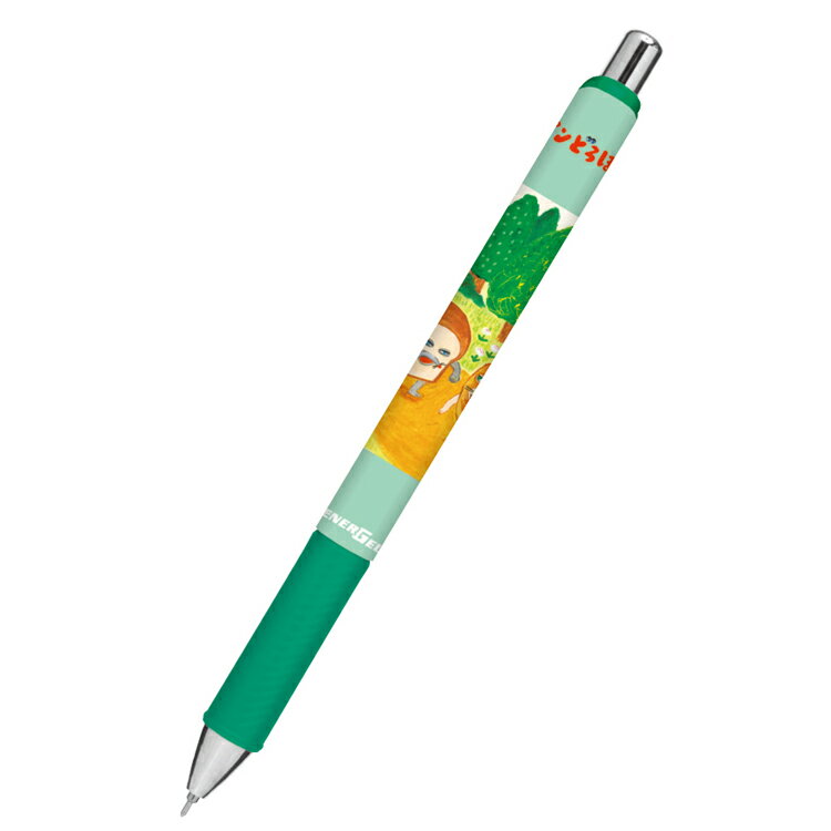 パンどろぼう エナージェルボールペン 1 PLUS MART ぱんどろぼう 0.5mm 黒 146334
