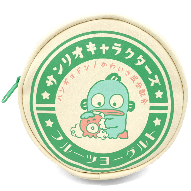 ハンギョドン 牛乳瓶のふた風ポーチ 325694 hangyodon サンリオ【ラッピング不可】のサムネイル