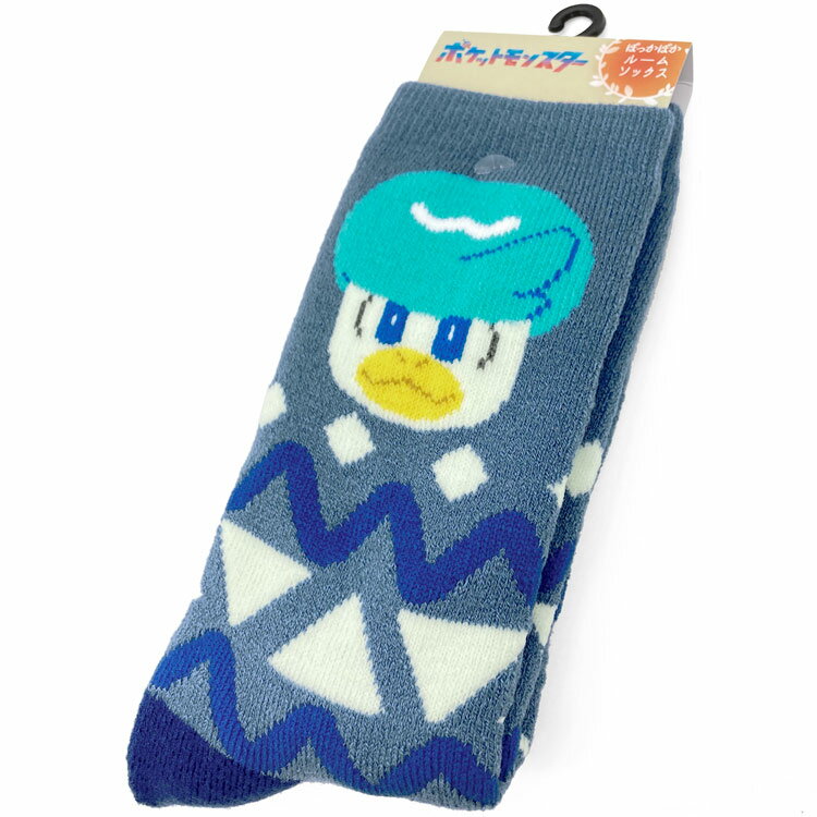 ポケットモンスター ぽっかぽかルームソックス クワッス さんかく ウインターアイテム ポケモン もこもこ あったか 暖かい 冬 くつした 018490のサムネイル
