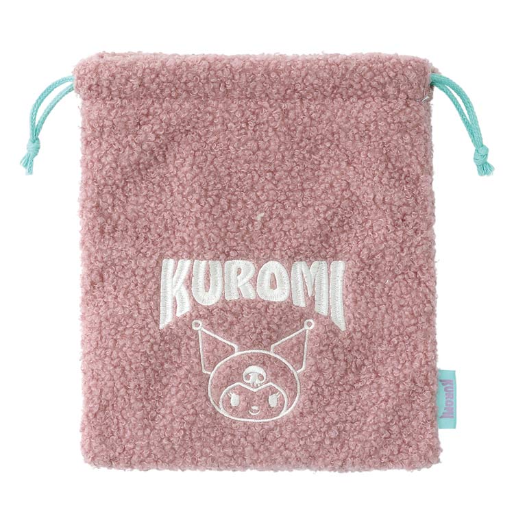 クロミ ボア 巾着 チリアンパープル 074245 KUROMI サンリオ