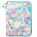 サンリオキャラクターズ タブレットケース ラッピンググリーン 907728 SANRIO サンリオ ハローキティ マイメロディ ポチャッコ ハンギョドン ペックル たあ坊 丸眞 マルシン(2)
