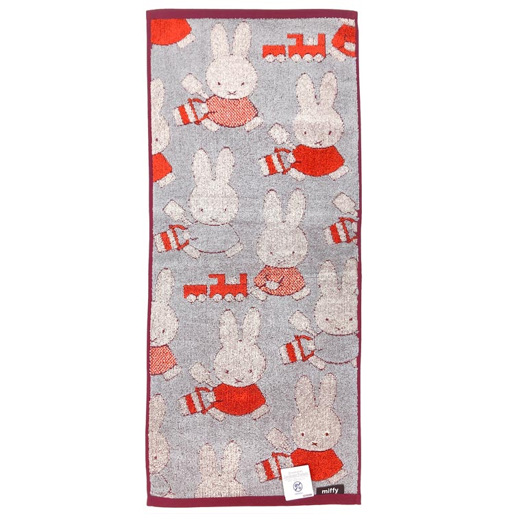 ミッフィー フェイスタオル ミッフィーとあそぼう 883046 miffy 丸眞 マルシン