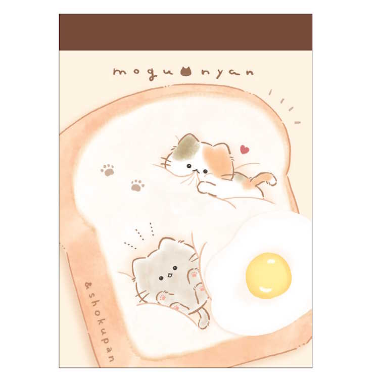 MOGUNYAN ミニメモ 食パン もぐにゃん 