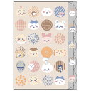 ちいかわ ダイカットクリアファイル5P おかお ナガノ LINEスタンプ CHIIKAWA hygge ヒュッゲ A4 5ポケット インデックス 735917