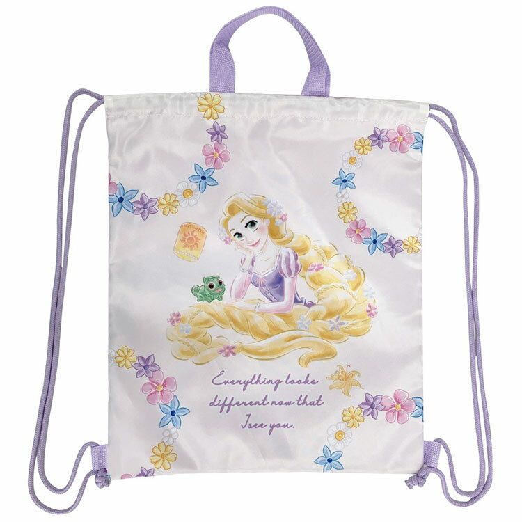 塔の上のラプンツェル ナップサック ポリエステル 2024入園入学 191608 リュックサック