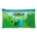 Minecraft ビニールフラットポーチ ブルー マインクラフト ペーパークラフト 565855
