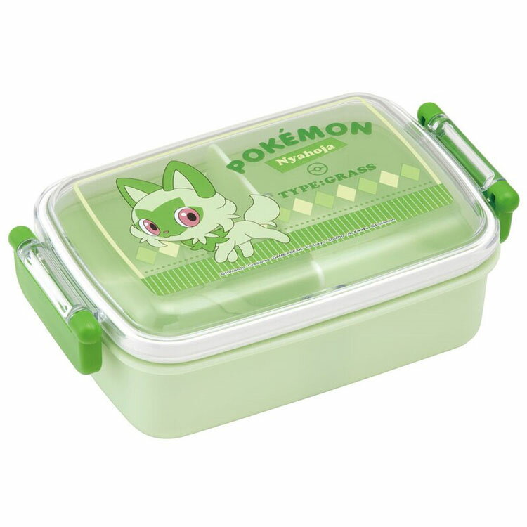 ポケットモンスター RBF3ANAG 抗菌ふわっとフタタイトランチボックス ニャオハ pokemon ポケモン スケーターのサムネイル