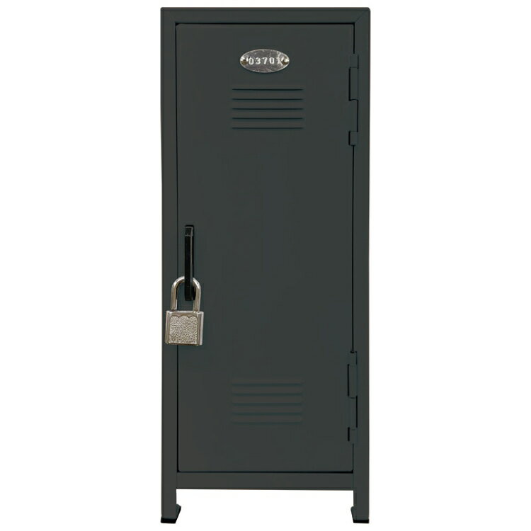 LITTLE LOCKER Mサイズ ブラック リトルロッカー インテリア 小物収納 鍵付き 217794