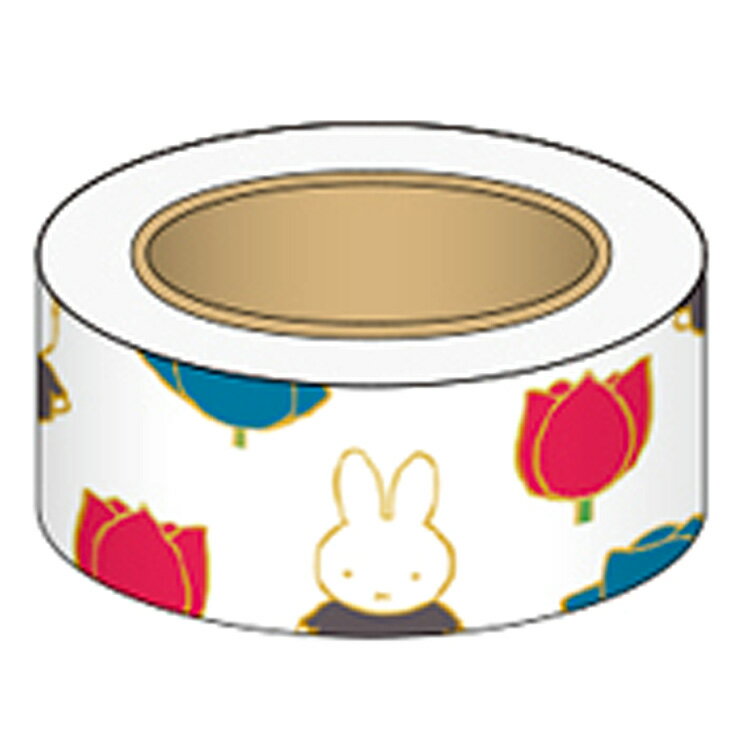 ミッフィー 金箔 マスキングテープ 白 051138 Dick Bruna miffy
