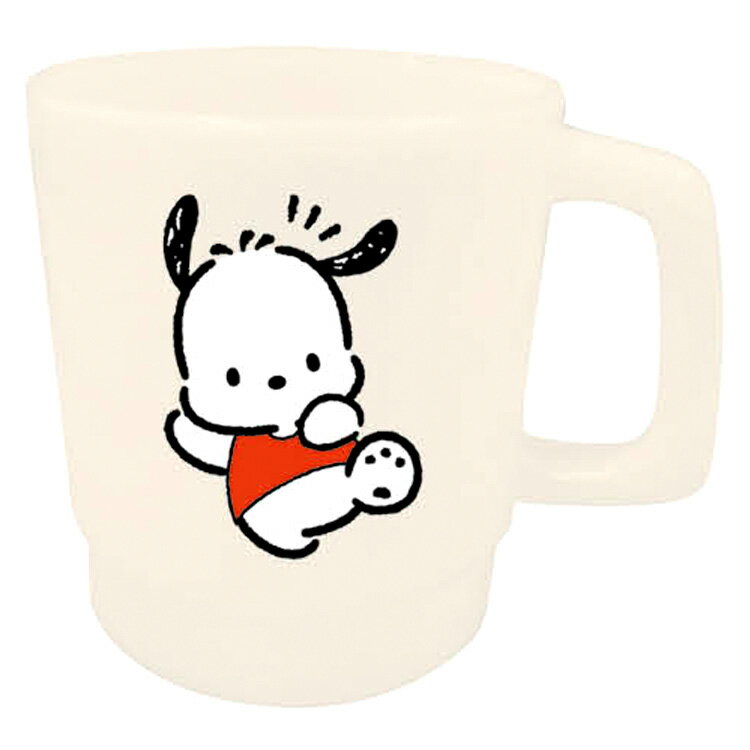 ポチャッコ プラスチックマグ アイボリー 551382 SANRIO サンリオ コップ(3)