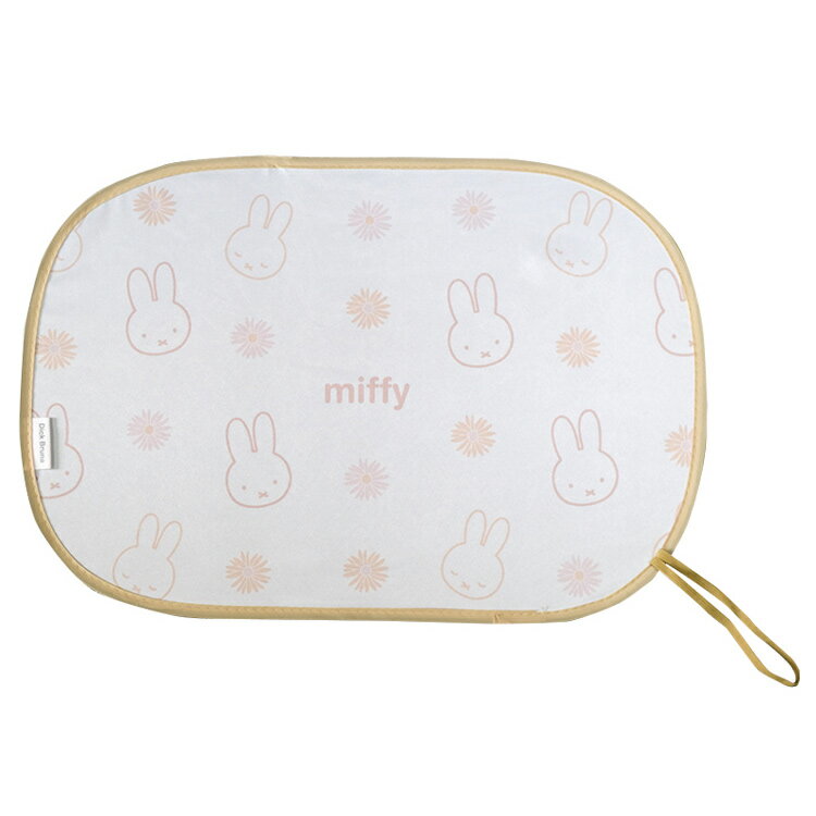 ミッフィー ポップアップサンシェード3 ミッフィー＆フラワー 720619 カー用品 Miffy ホワイト 総柄