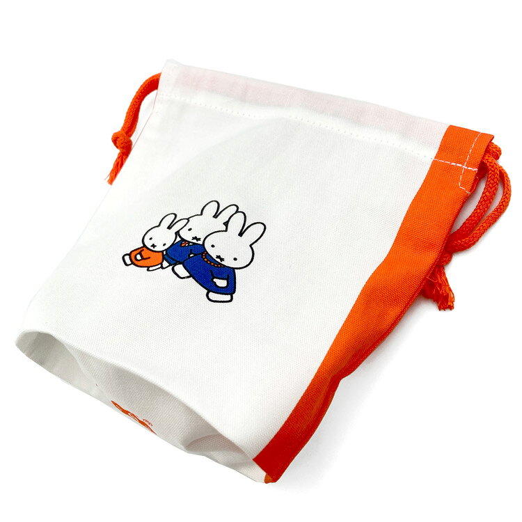 ミッフィー 巾着袋 美術館 198488 絵本シリーズ2 miffy ディックブルーナ クツワ — vista 2