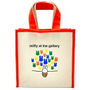 ミッフィー トートバッグ 美術館 198648 絵本シリーズ2 miffy ディックブルーナ クツワ(4)