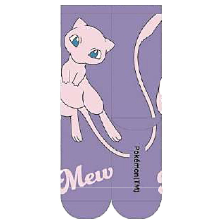 ポケットモンスター ハイソックス レディース ミュウ PU 083849 ポケモン 靴下 女子 大人用