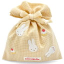 ミッフィー 巾着 ベージュ 148846 チェックシリーズ miffy ディックブルーナ(4)